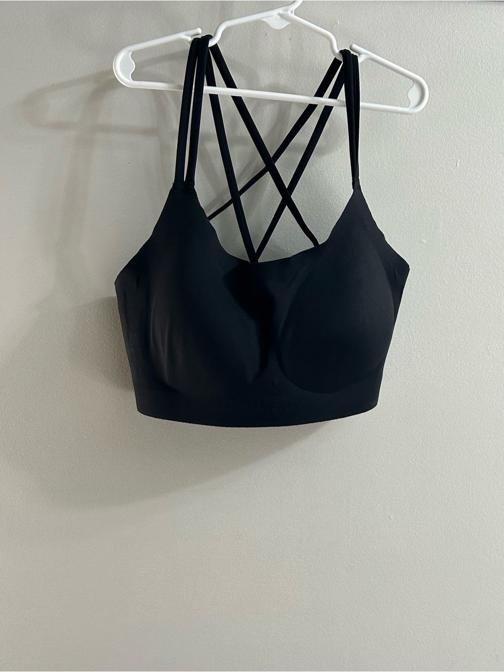 aerie Black Crisscross Strap Bralette